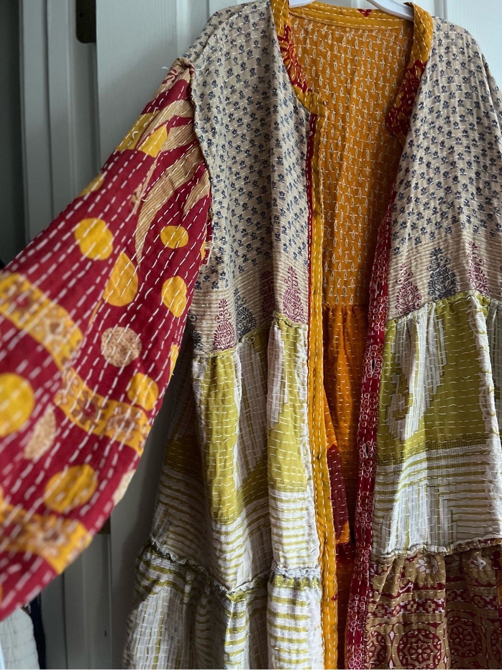 KANTHA BAE Reversible Button-Front Tunic Dress